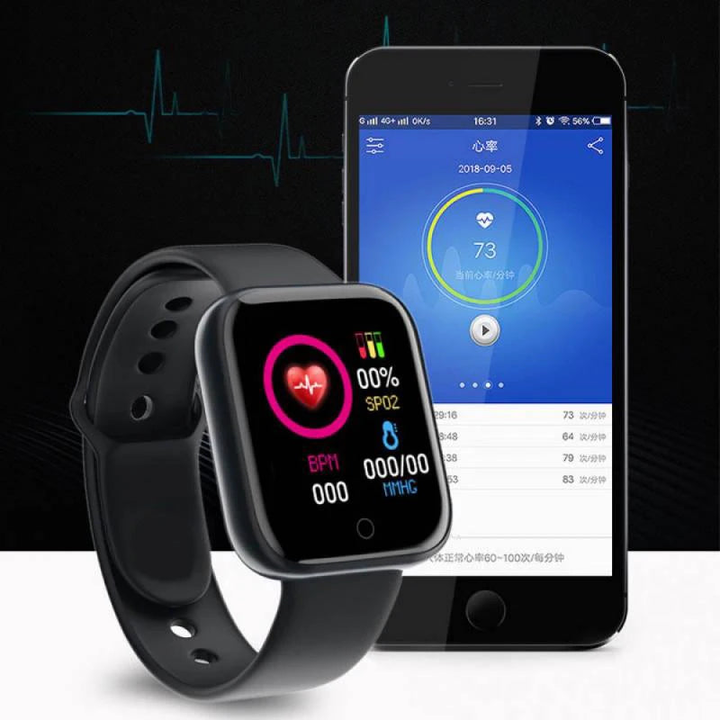 Smartwatch with Fitness Tracking – Heart Rate, Sleep Monitor & USB Charging | Urban Loft
