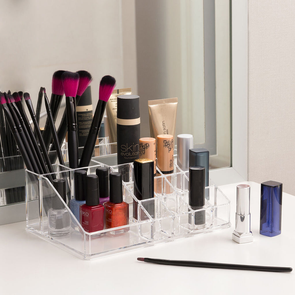 Acrylic Make-up Organizer – Elegant 2-Piece Set | Urban Loft