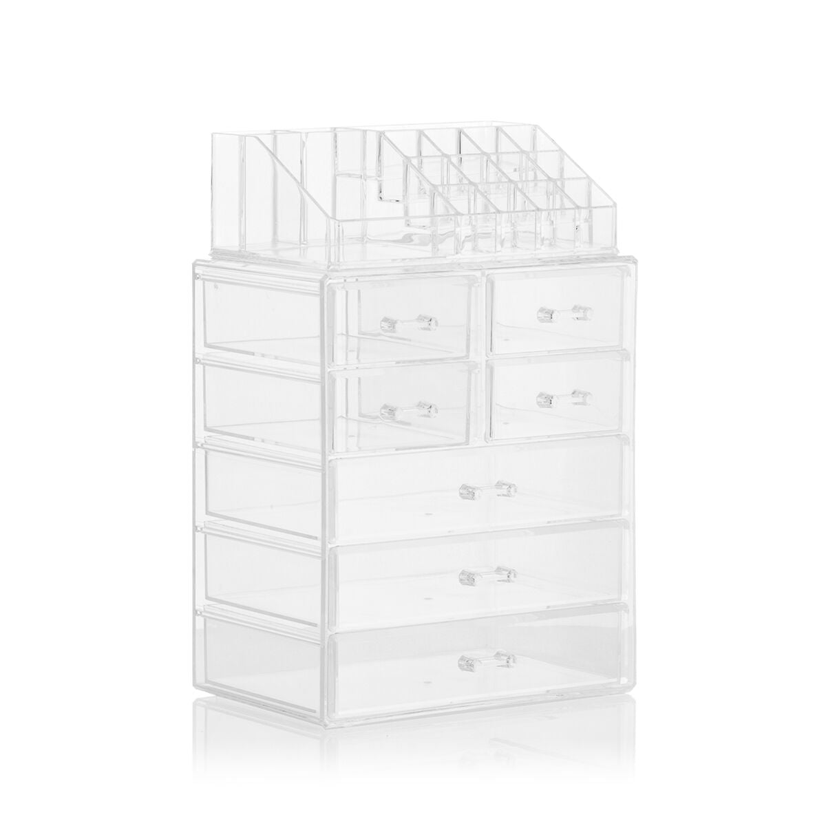 Acrylic Make-up Organizer – Elegant 2-Piece Set | Urban Loft