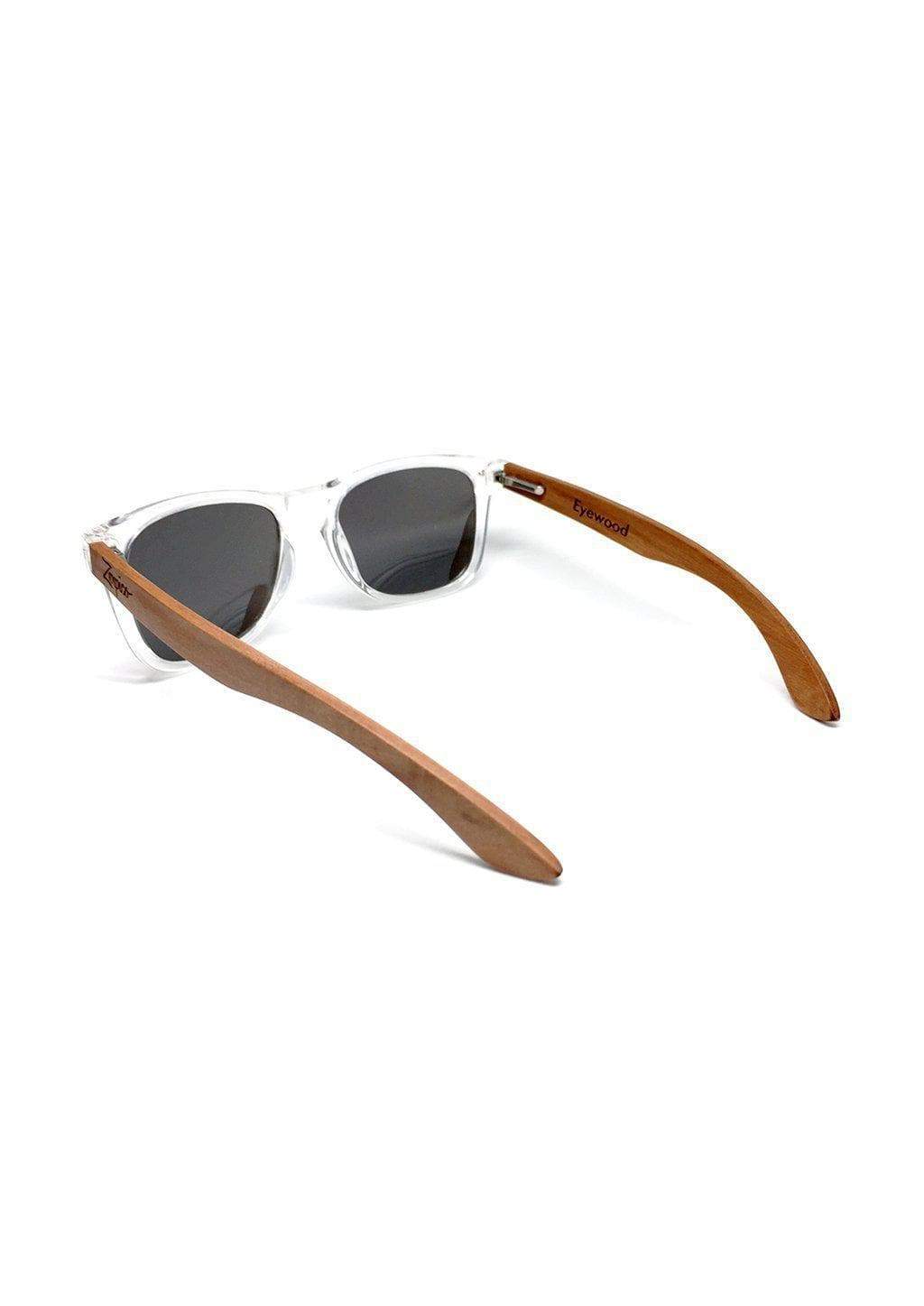 Rosewood Wayfarer Sunglasses – Handcrafted with Polarized Silver Mirror Lenses | Urban Loft