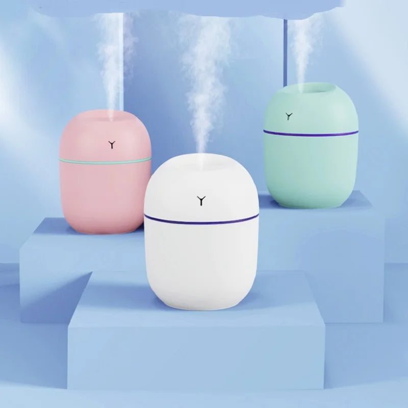 Mini Ultrasonic Aroma Diffuser – Humidifier with Soft LED Light | Urban Loft